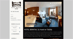 Desktop Screenshot of hotelberatxa.com