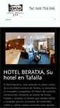 Mobile Screenshot of hotelberatxa.com